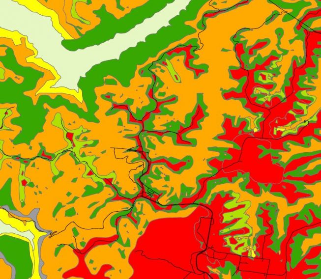 Mapping of Soil Facets of SCA Area, Eastern, NSW